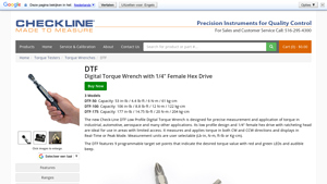Checkline - DTF Digital Torque Wrench
