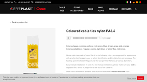 Cieffeplast - Coloured Cable Ties