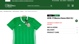 Adidas - 2016-17 Mexico Home Shirt