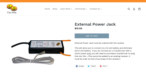 ClayDelay - External Power Jack