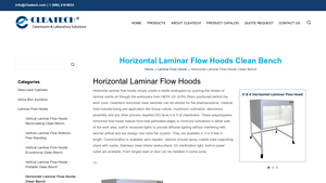 Cleatech - Horizontal Laminar Flow Station