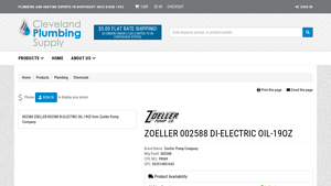 Zoeller Pump Company - ZOELLER 002588 DI-ELECTRIC OIL