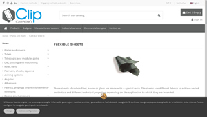 Clip Carbono - Flexible Composite Sheets