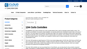 Cloud Electric - Curtis 1244 MultiMode Motor Speed Controller