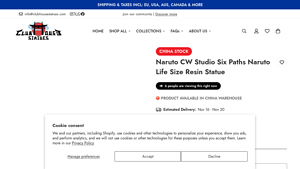 CW Studio - Naruto Life Size Statue