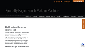 CMD Corp - Specialty Bag Making Machines