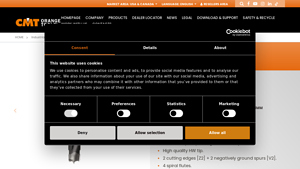 CMT Orange Tools - Dowel Drills with Threaded Shank
