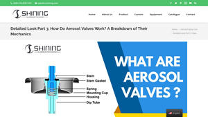 CNS Shining - Aerosol Valves