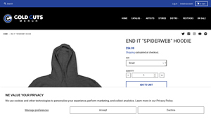 Cold Cuts - End It 'Spiderweb' Hoodie