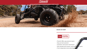 Coleman Powersports - GK200 GO KART