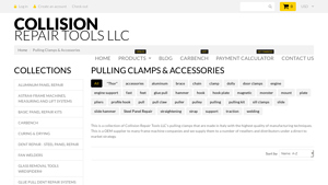 Collision Repair Tools - High-Quality Pulling Clamps and Accessories