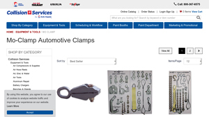 Collision Services - Mo-Clamp Auto Body Tools