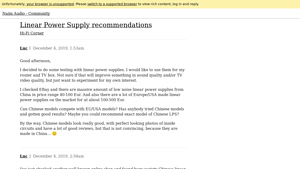 Naim Audio - Recommended Linear Power Supplies