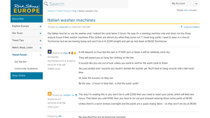 Italian Washers - Key Features