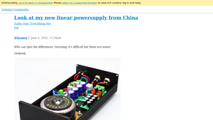 Volumio - Ultra Low Noise Power Supply