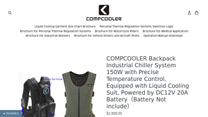 COMPCOOLER - Backpack Industrial Chiller System 150W