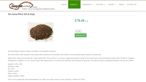 Compost Werks - Tea Tree Seed Meal