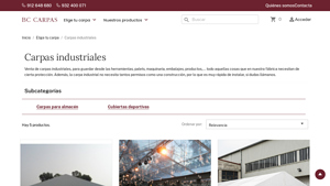 Comprar Carpa - Carpas Industriales