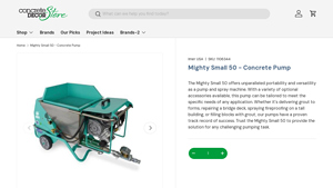Mighty Small - Concrete Pump