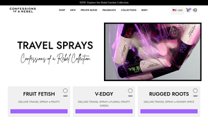 Confessions of a Rebel - Travel Size Spray Bottles