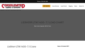 Liebherr - LTM 1400-7.1 Crane