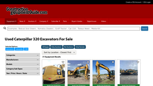 Caterpillar - 320 Excavators for Sale
