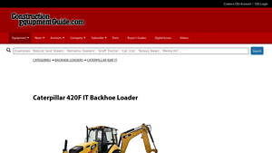 Caterpillar - 420F IT Backhoe Loader