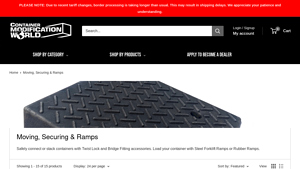 Container Modification World - Forklift Ramps & Accessories