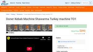 Cooler Depot - Doner Kebab Machine Shawarma Turkey TO1