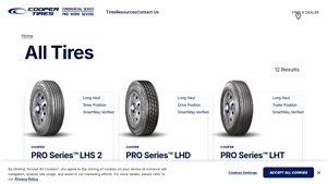 Cooper Truck Tires - PRO Series LHS 2