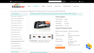ESTA - Original Black FS 1030 Kyocera Ecosys Toner