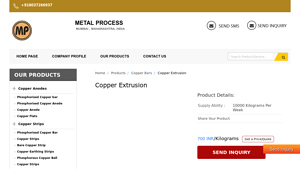 METAL PROCESS - Copper Extrusion