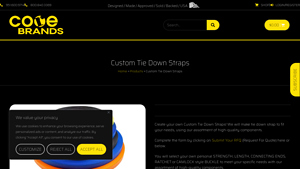 Core Tie Downs - Custom Tie Down Straps