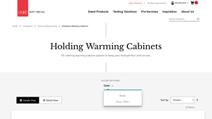 Cort Party Rental - Warming Ovens & Mobile Banquet Cabinets