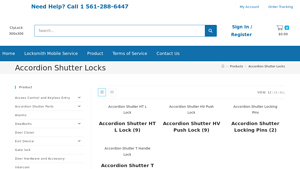 County Locksmith Inc - Accordion Shutter Locks