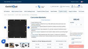 Coversandall - Concrete Curing Blankets