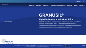 COVIA - GRANUSIL® High-Performance Industrial Silica