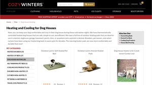 Cozy Winters - Outdoor Lectro-Soft Heated Pet Bed