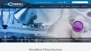 Cozzoli - FSV50 Filling & Stoppering Machine