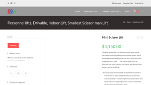 CQLiften - Mini Scissor Lift