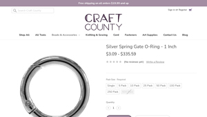 Craft County - Silver Spring Gate O-Ring
