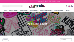 Craftyrific - Faux Leather Rolls