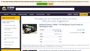 National - 13110A 30-ton Boom Truck