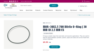 CRConline - Nitrile O-Ring MOR-30X2.5
