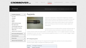 Crossover Inc - Pup Joints