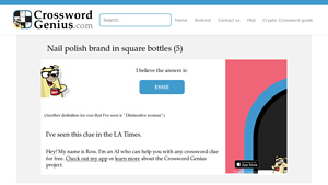 Crossword Genius - Nail Polish