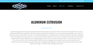 Crystal Finishing - Aluminum Extrusion Services