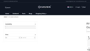 Cukusin - 9 HP Air Cooled Outboard Motor