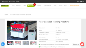Cunmac - Floor Deck Roll Forming Machine