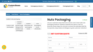 Custom Boxes Lane - Nuts Packaging Solutions